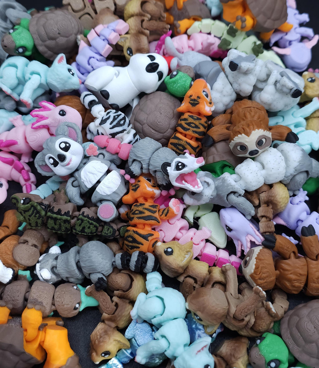 3D Printed Mini Fidget Creatures